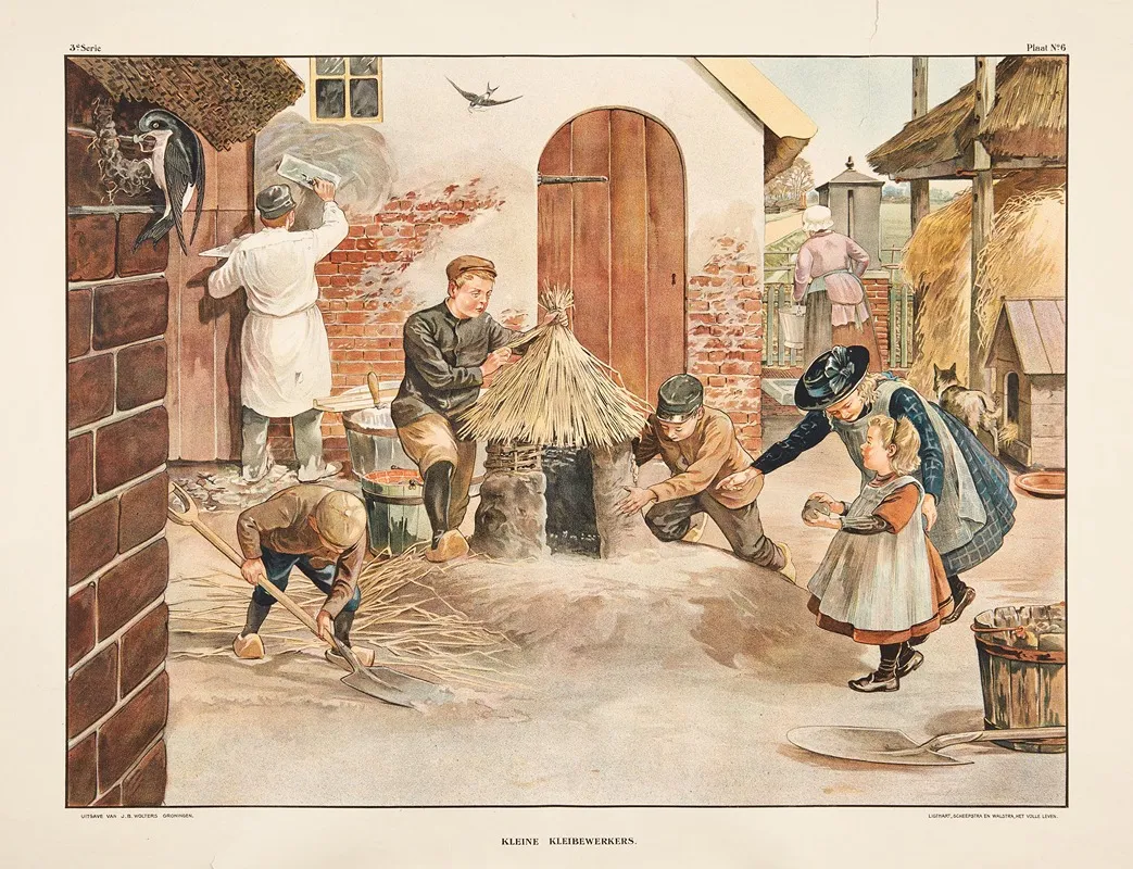 Kleine Kleibewerfers