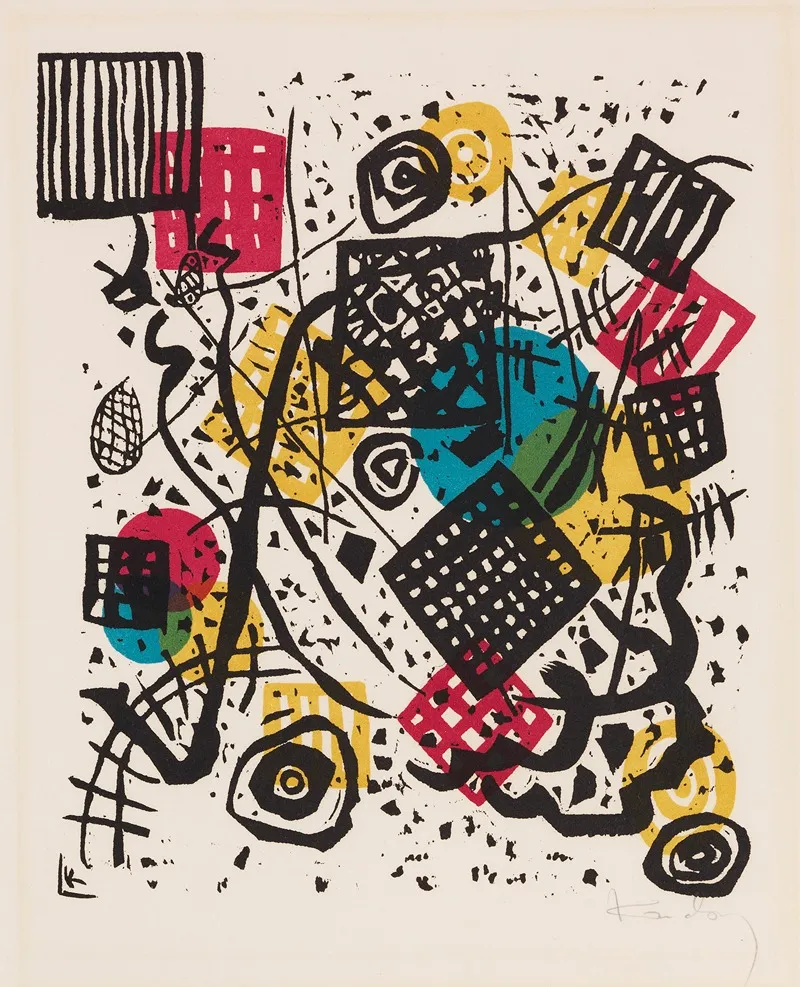 Kleine Welten Small Worlds V Wall Art by Wassily Kandinsky - High-Resolution Digital Print