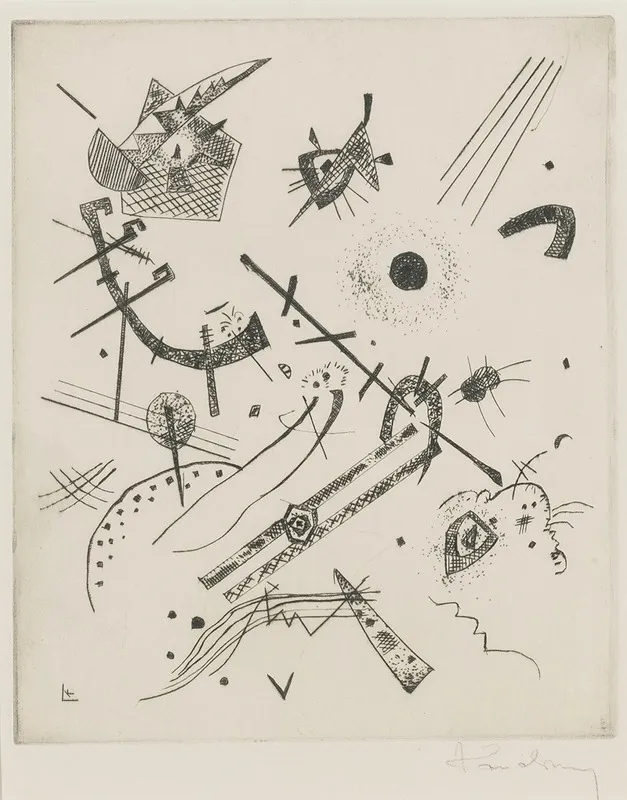 Kleine Welten Xi R 174 Wall Art by Wassily Kandinsky - High-Resolution Digital Print