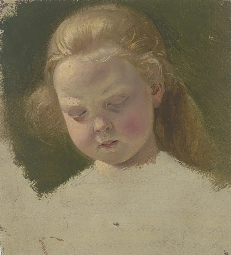 Kleines Madchen Mit Langem Haar