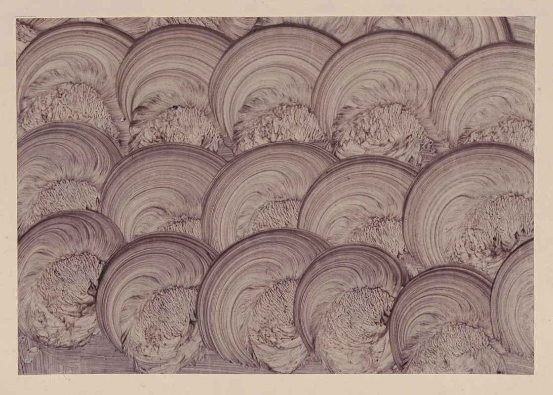 Kleisterpapier Flachenmuster