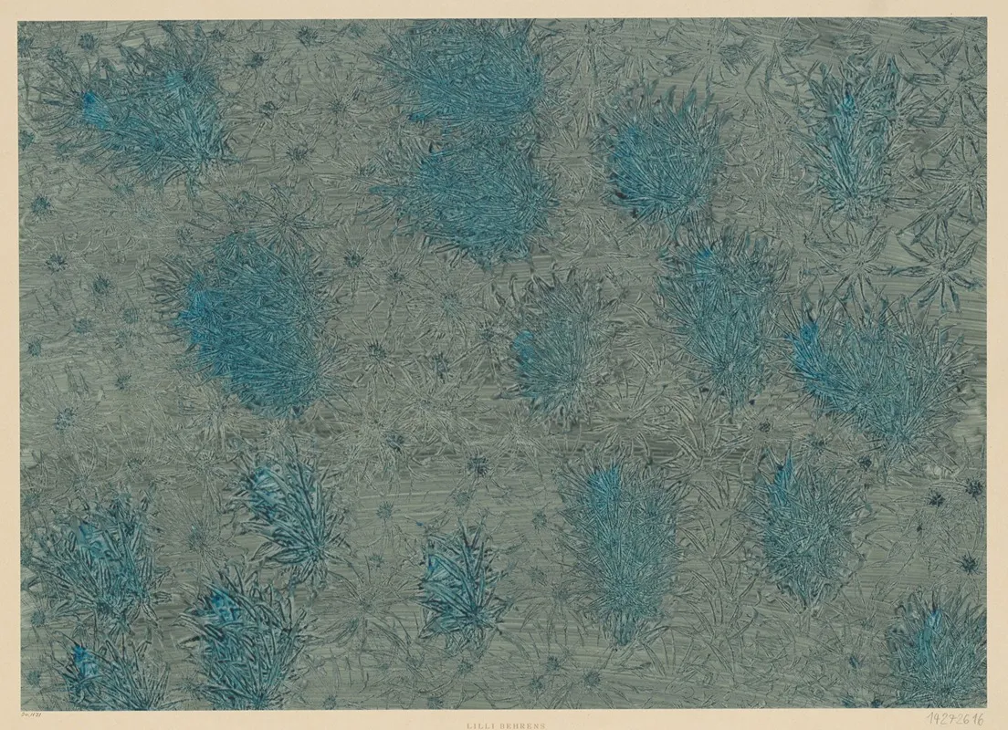Kleisterpapier Mit Blutenmotiven 4