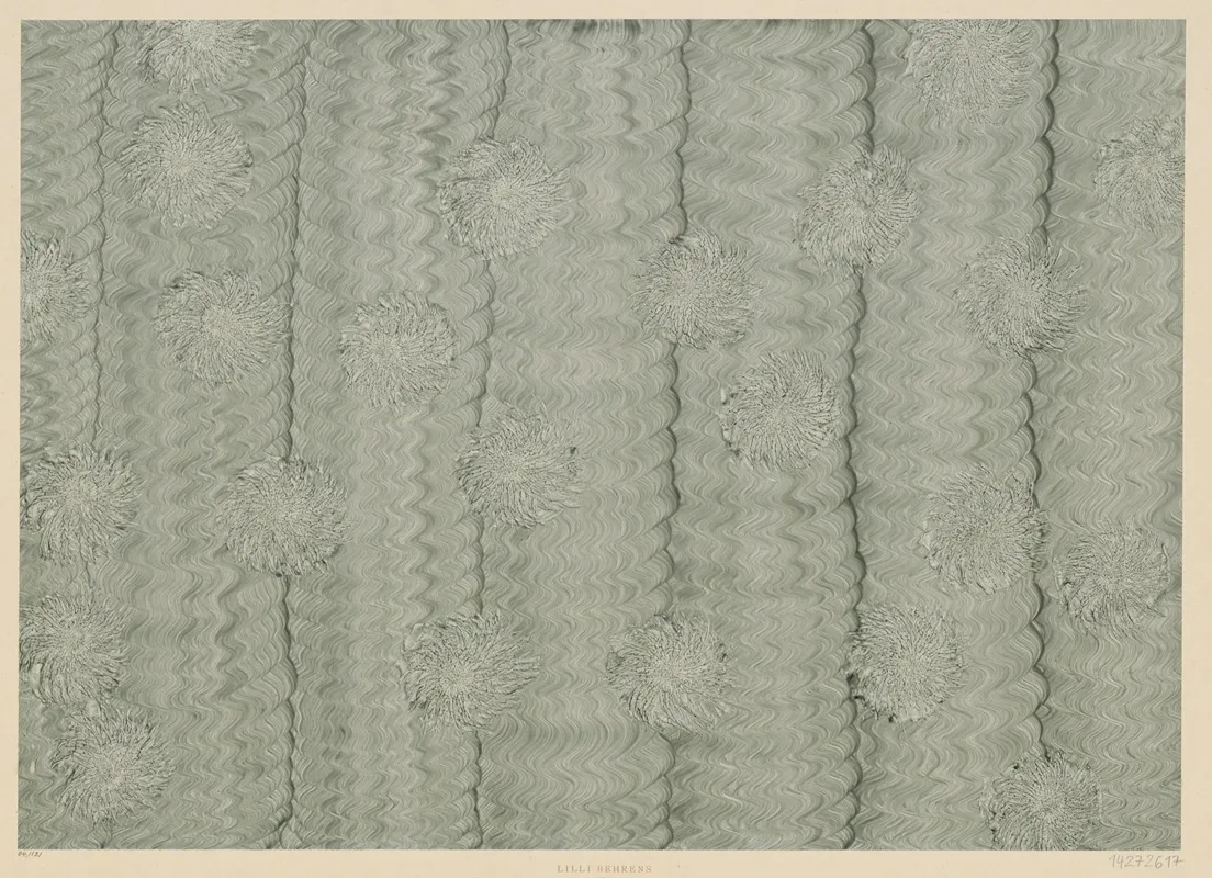 Kleisterpapier Mit Blutenmotiven 5
