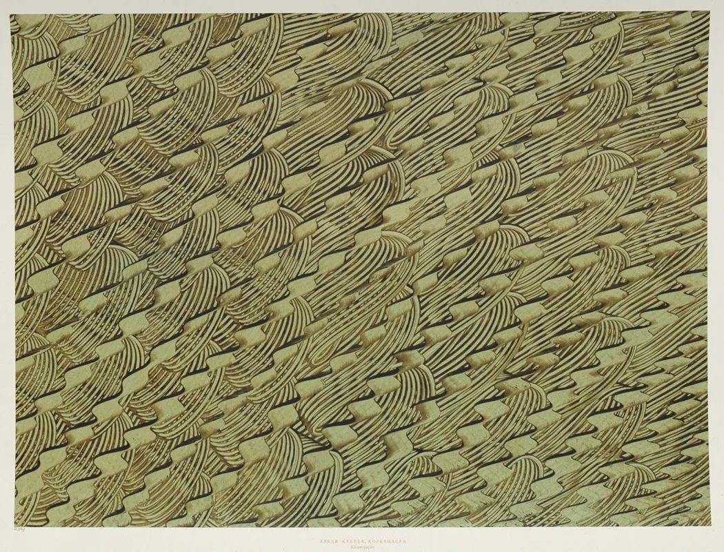 Kleisterpapier Mit Verdrangungsdekor 2