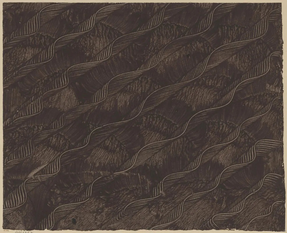 Kleisterpapier Mit Verdrangungsdekor 3