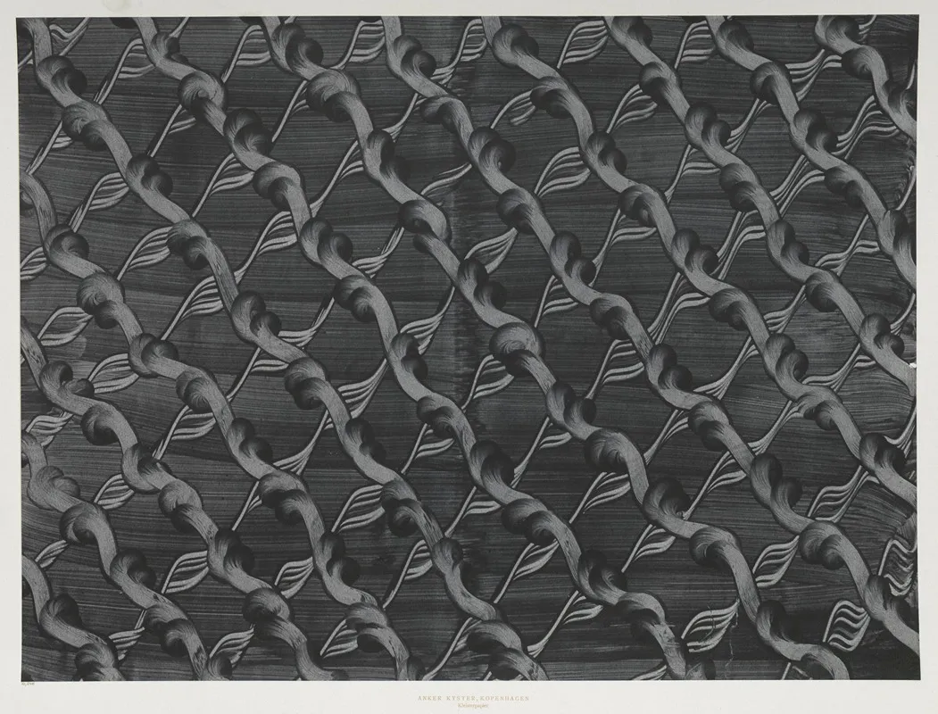 Kleisterpapier Mit Verdrangungsdekor Diagonales Gitter