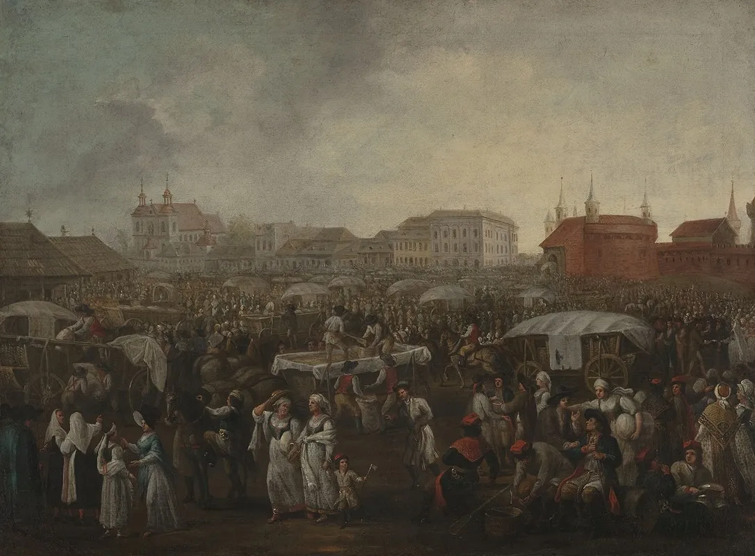 Kleparz Marketplace Wall Art by Michał Stachowicz - High-Resolution Digital Print