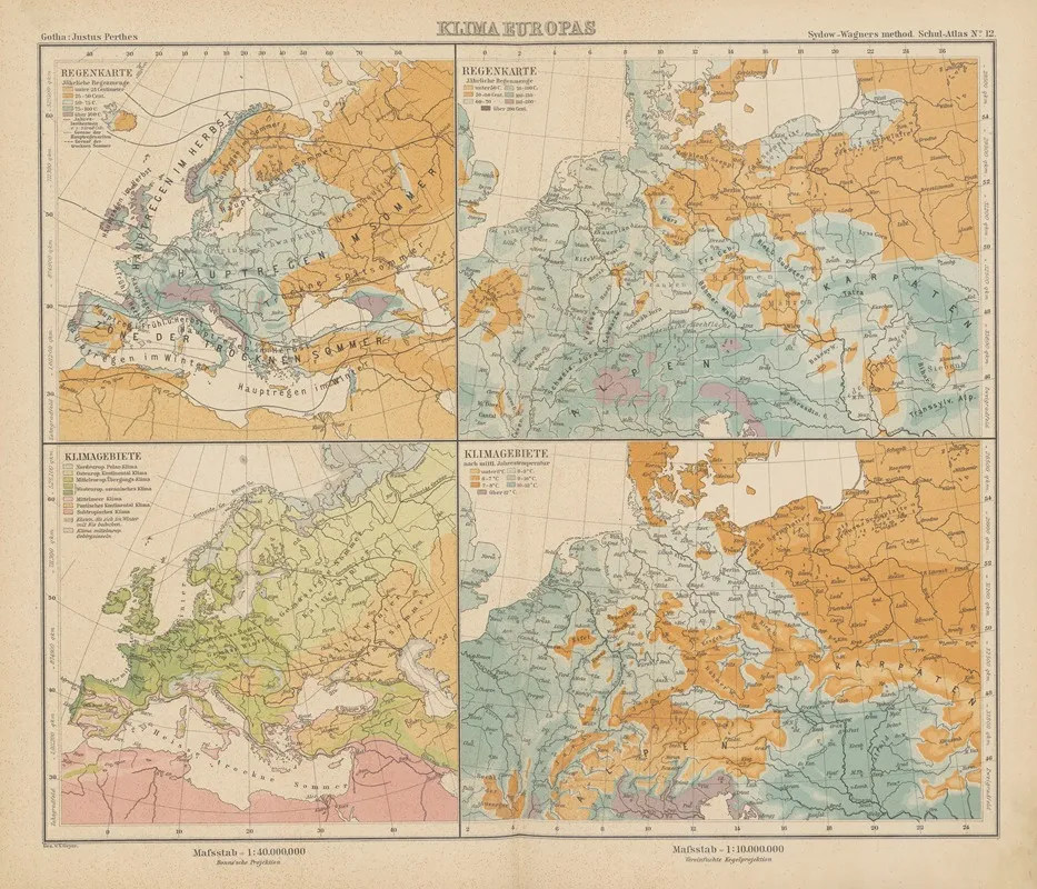 Klima‎ ‎europas Wall Art by Emil von Sydow - High-Resolution Digital Print