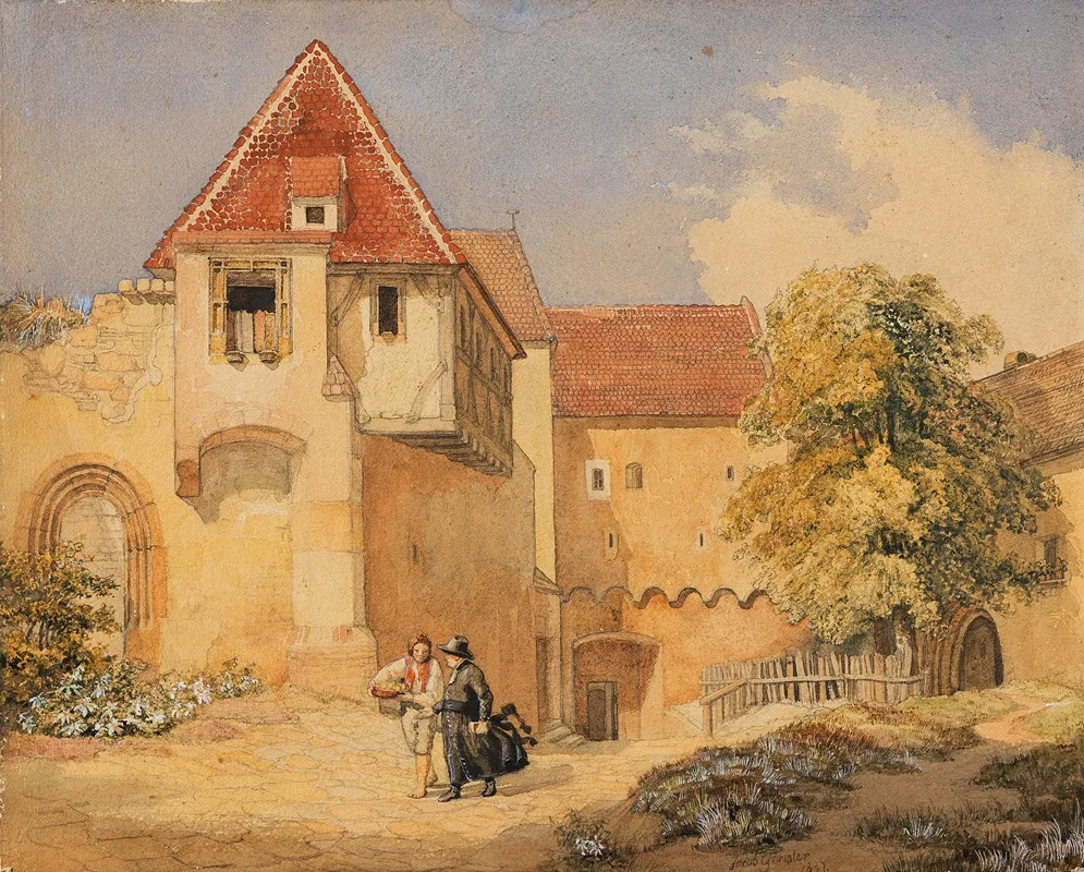 Klosterneuburg Bei Wien Wall Art by Johann Jacob Gensler - High-Resolution Digital Print
