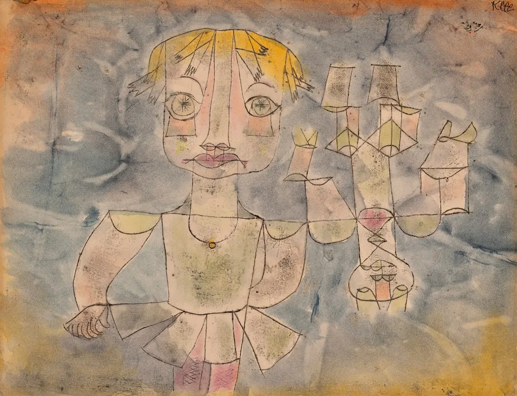 Knabenbildnis 9 Wall Art by Paul Klee - High-Resolution Digital Print