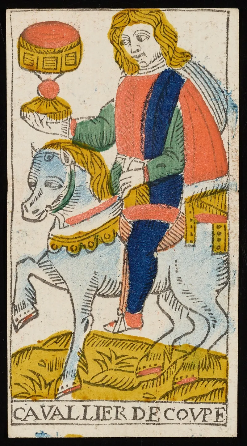 Knight Of Cups Wall Art by Claude Burdel - High-Resolution Digital Print