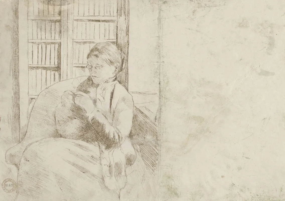 Knitting In The Library Verso