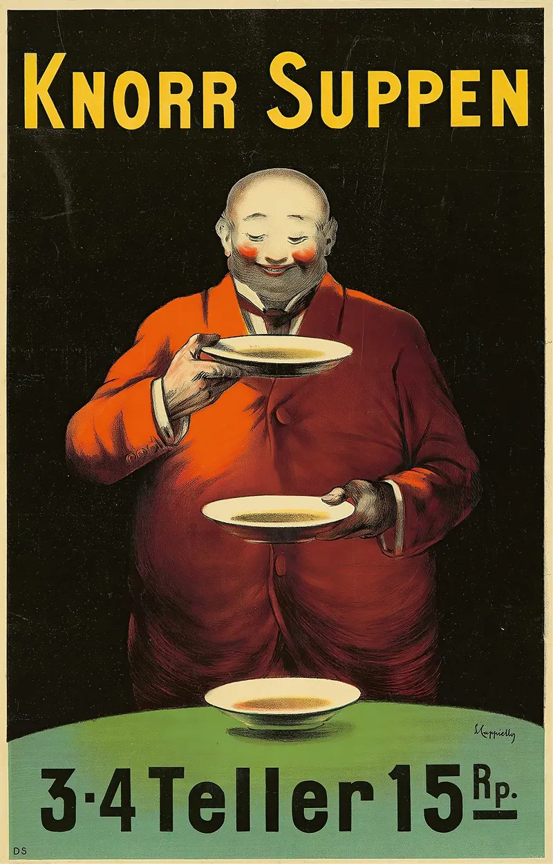 Knorr Suppen Wall Art by Leonetto Cappiello - High-Resolution Digital Print