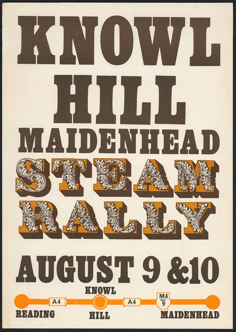 Knowl Hill Maidenhead Steam Rally August 9 10 Wall Art by Anonymous - High-Resolution Digital Print