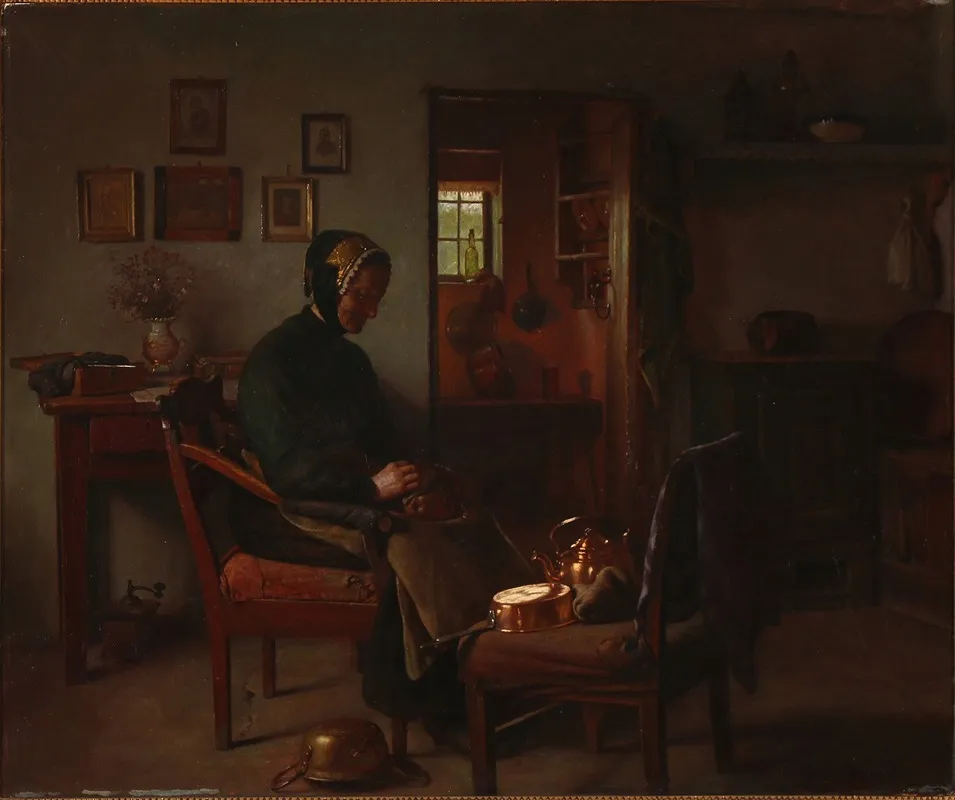 Kobbertojet Pudses Wall Art by Gustav Vermehren - High-Resolution Digital Print