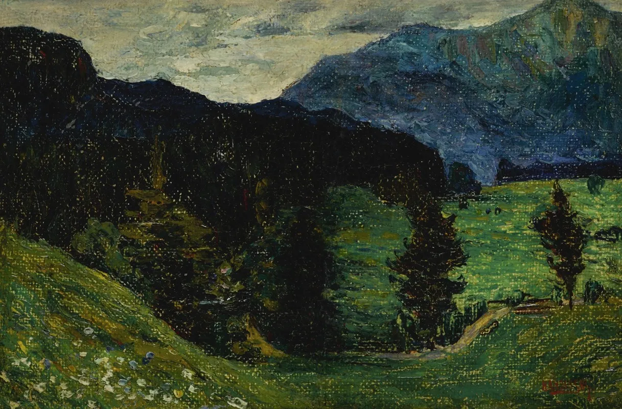 Kochel Mountains With Firs