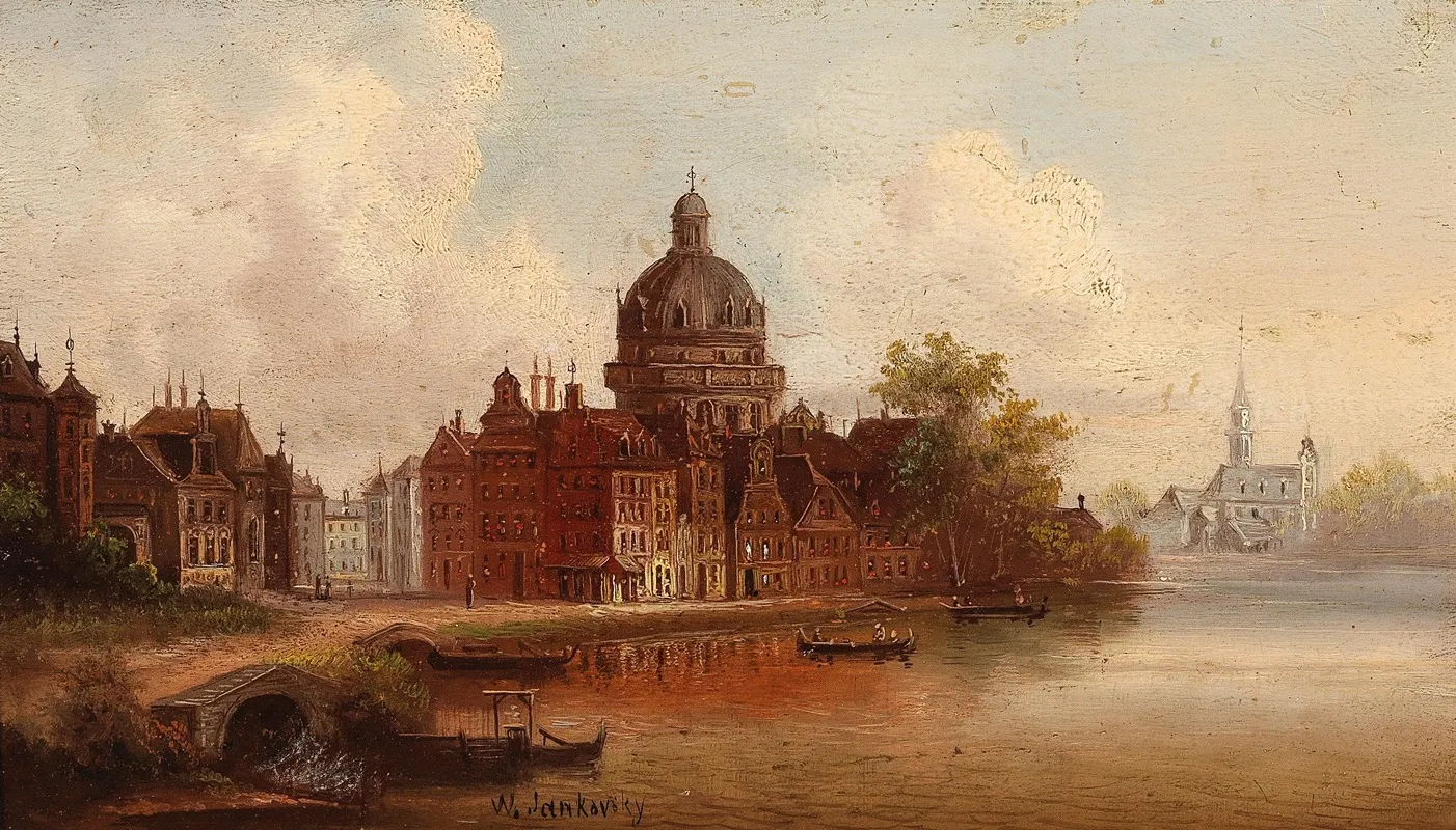 Koepelkerk In Amsterdam Wall Art by Johann Wilhelm Jankowsky - High-Resolution Digital Print