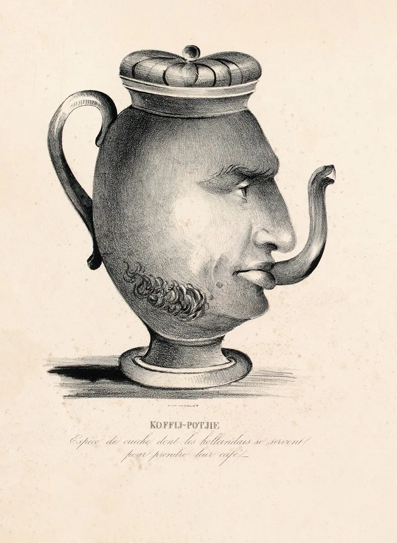 Koffij Potjie Wall Art by Charles Philipon - High-Resolution Digital Print