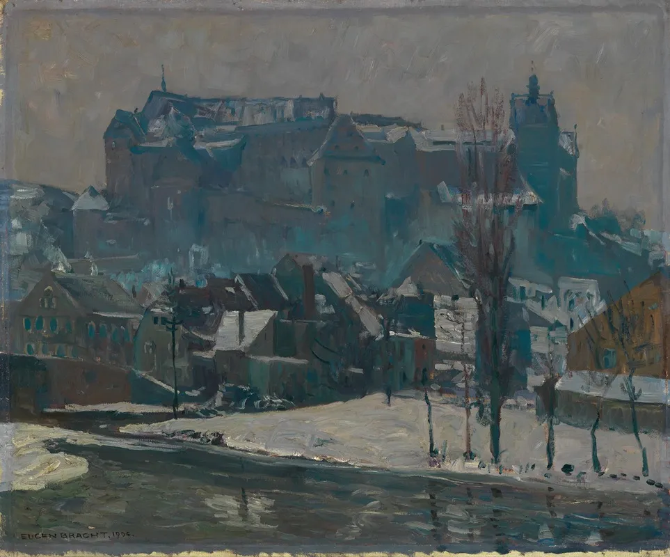 Kolditz An Der Mulde Im Schnee