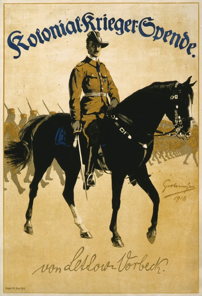 Kolonial Krieger Spende Von Lettow Vorbeck Wall Art by Fritz Grotemeyer - High-Resolution Digital Print