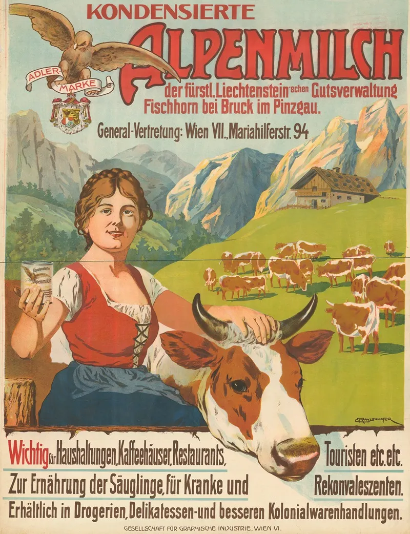 Kondensierte Alpenmilch Von Fischhorn Bei Bruck Im Pinzgau Wall Art by Emil Ranzenhofer - High-Resolution Digital Print