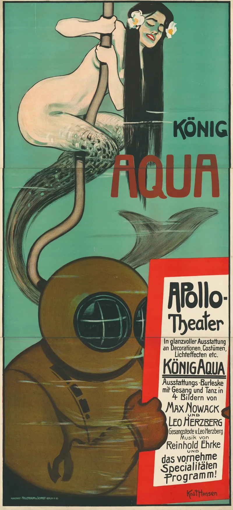Konig Aqua Apollo Theater Wall Art by Knut Hansen - High-Resolution Digital Print