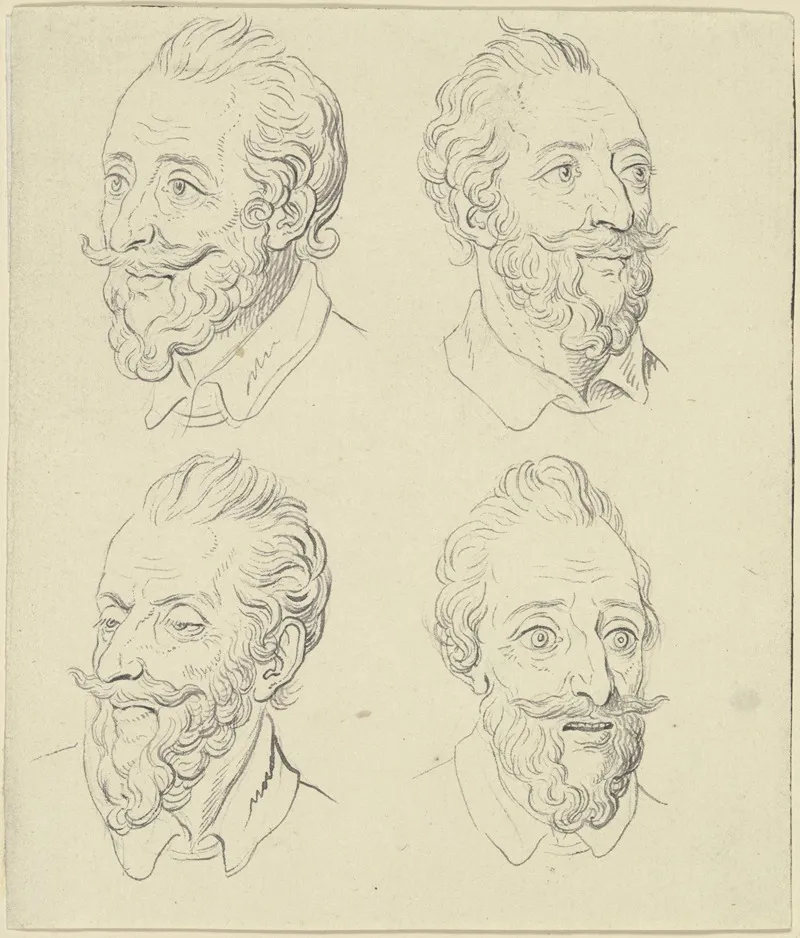 Konig Heinrich Iv Von Frankreich In Verschiedenen Gemutsbewegungen