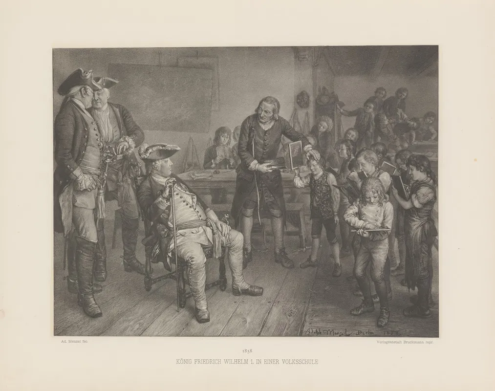 Konig‎ ‎friedrich‎ ‎wilhelm‎ ‎i ‎ ‎in‎ ‎einer‎ ‎volksschule
