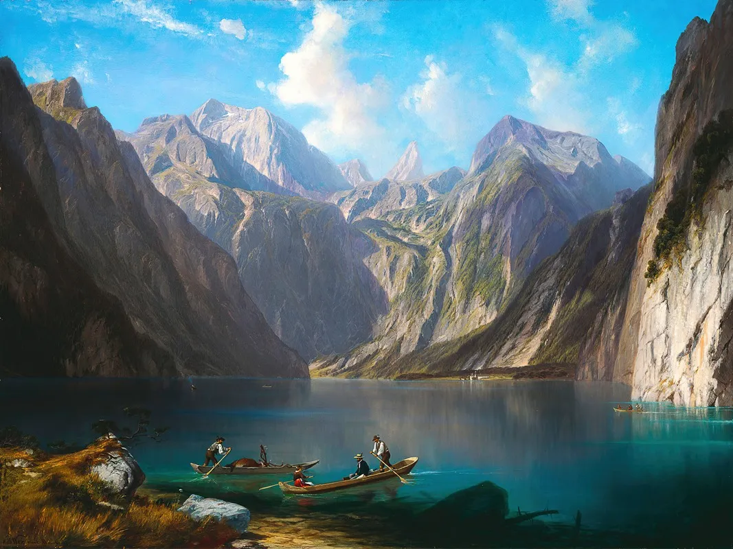 Konigsee Wall Art by Willibald Wex - High-Resolution Digital Print