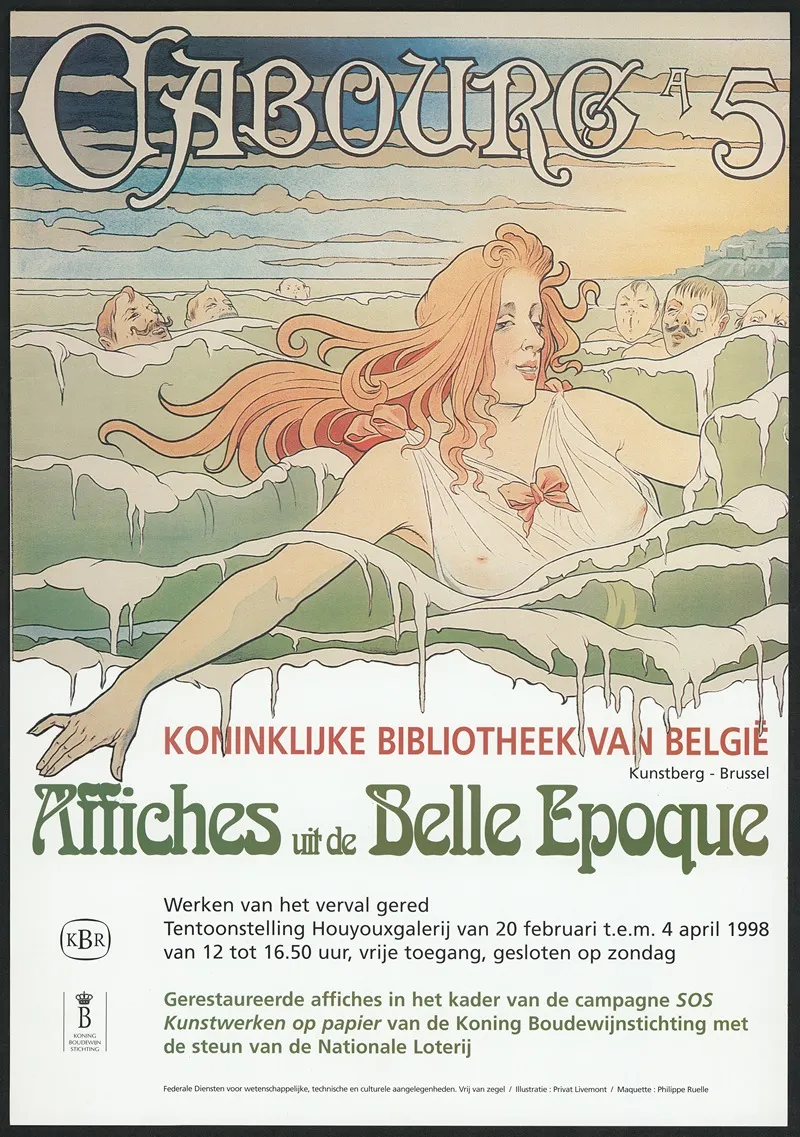 Koninklijke Bibliotheek Van Belgie Affiches Uit De Belle Epoque Wall Art by Koninklijke Bibliotheek van België - High-Resolution Digital Print