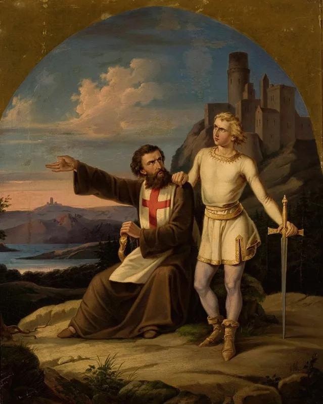 Konrad Wallenrod Wall Art by Władysław Majeranowski - High-Resolution Digital Print