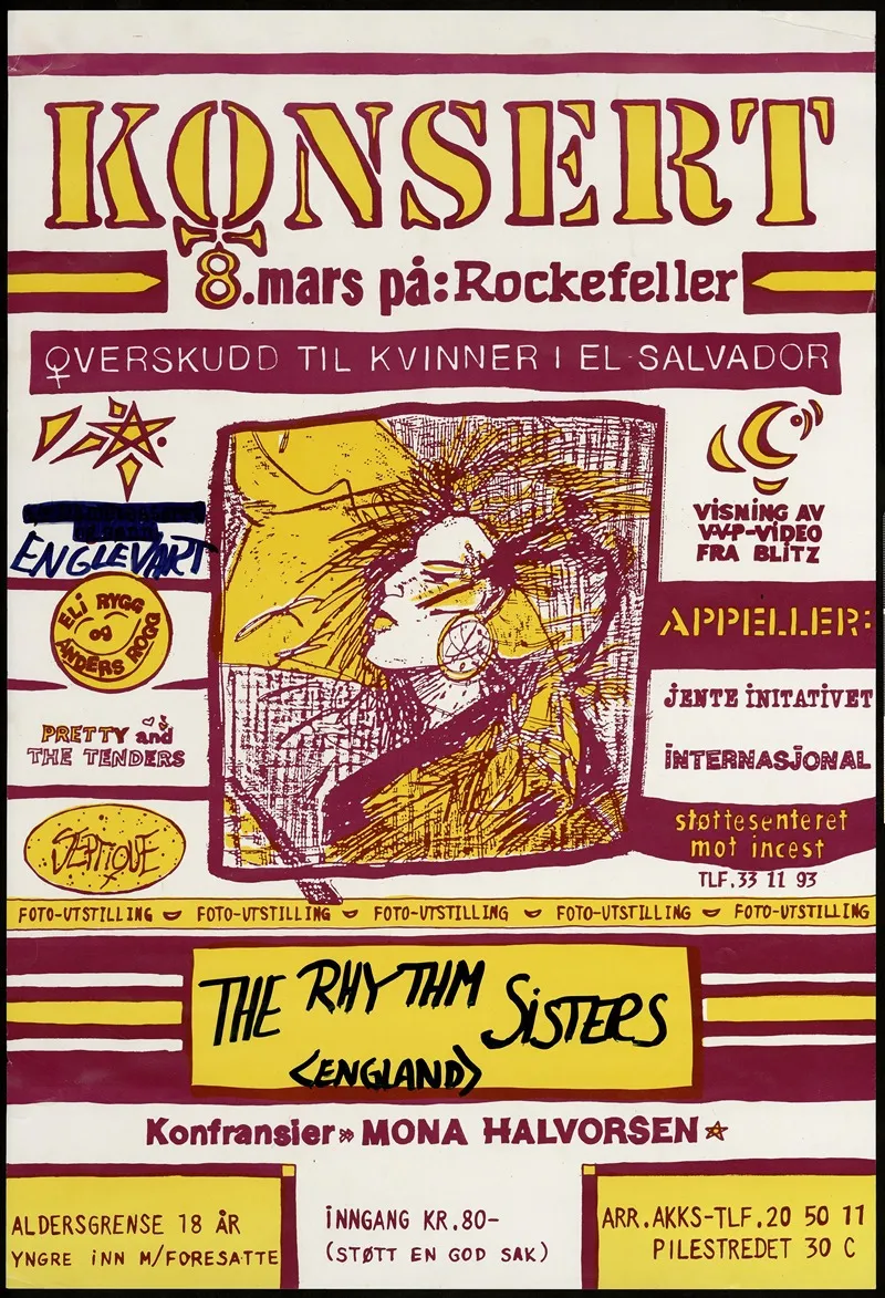 Konsert 8 Mars Pa Rockefeller Overskudd Til Kvinner I El Salvador Wall Art by Anonymous - High-Resolution Digital Print
