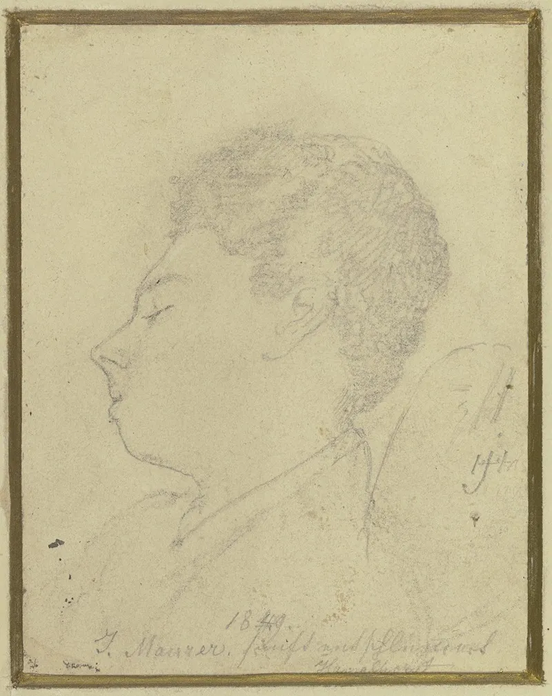Kopf Des Malers Jakob Maurer