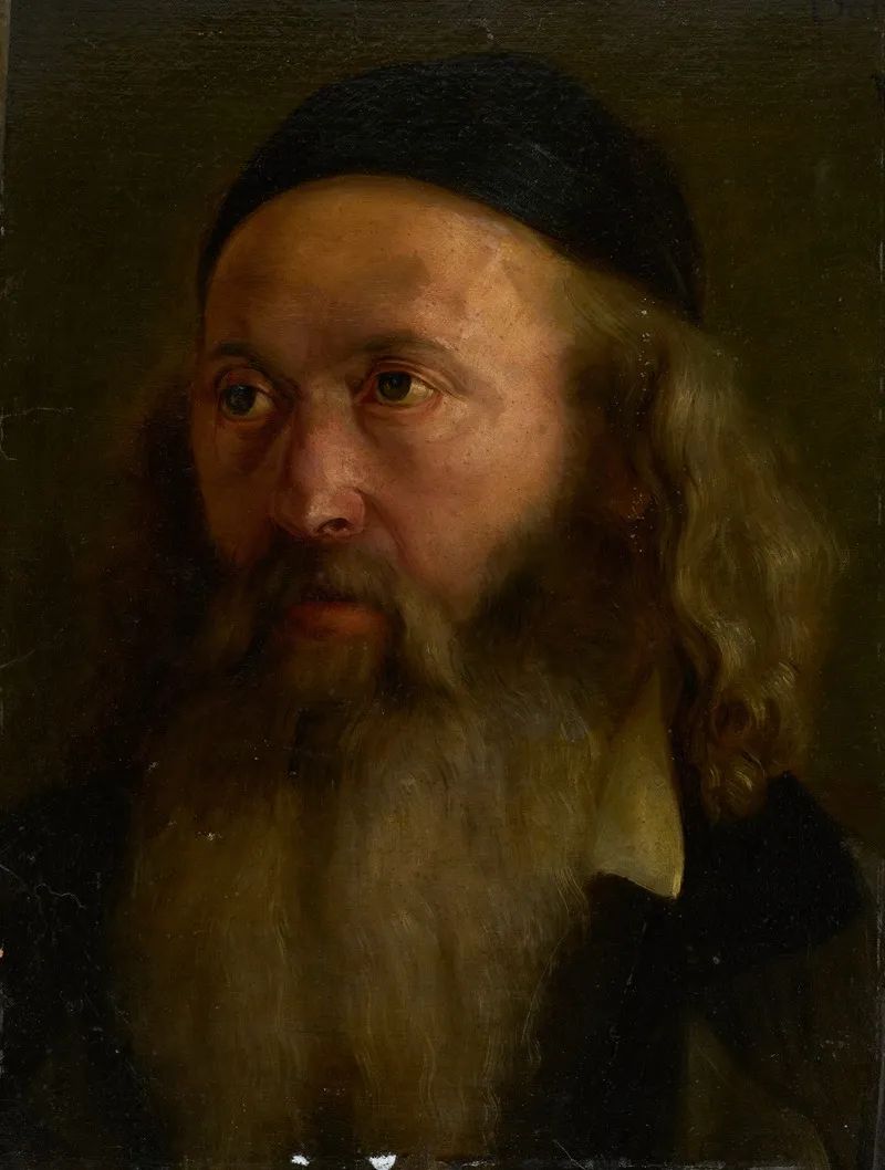 Kopf Eines Alteren Herrn Mit Langem Bart Wall Art by Wilhelm Dürr - High-Resolution Digital Print