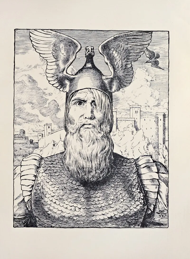 Kopf Wotans