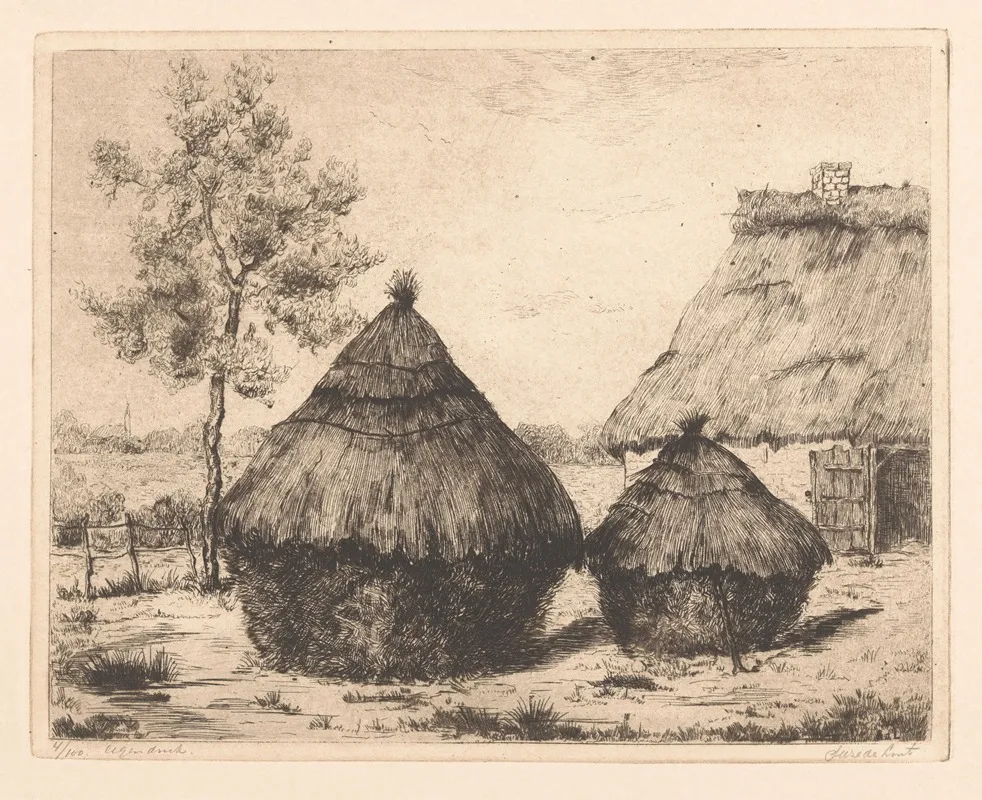 Korenschelven Wall Art by Suze de Lint - High-Resolution Digital Print