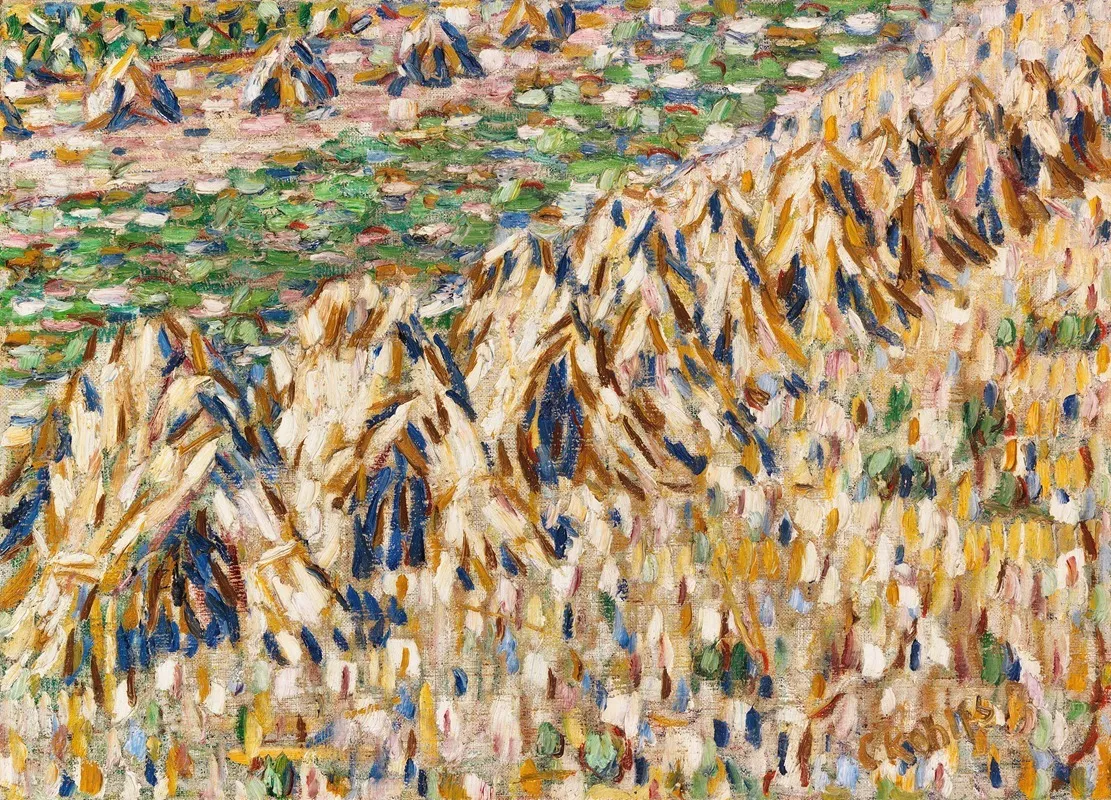 Kornpuppen Im Kornfeld