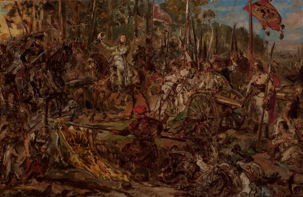 Kosciuszko At Raclawice Sketch