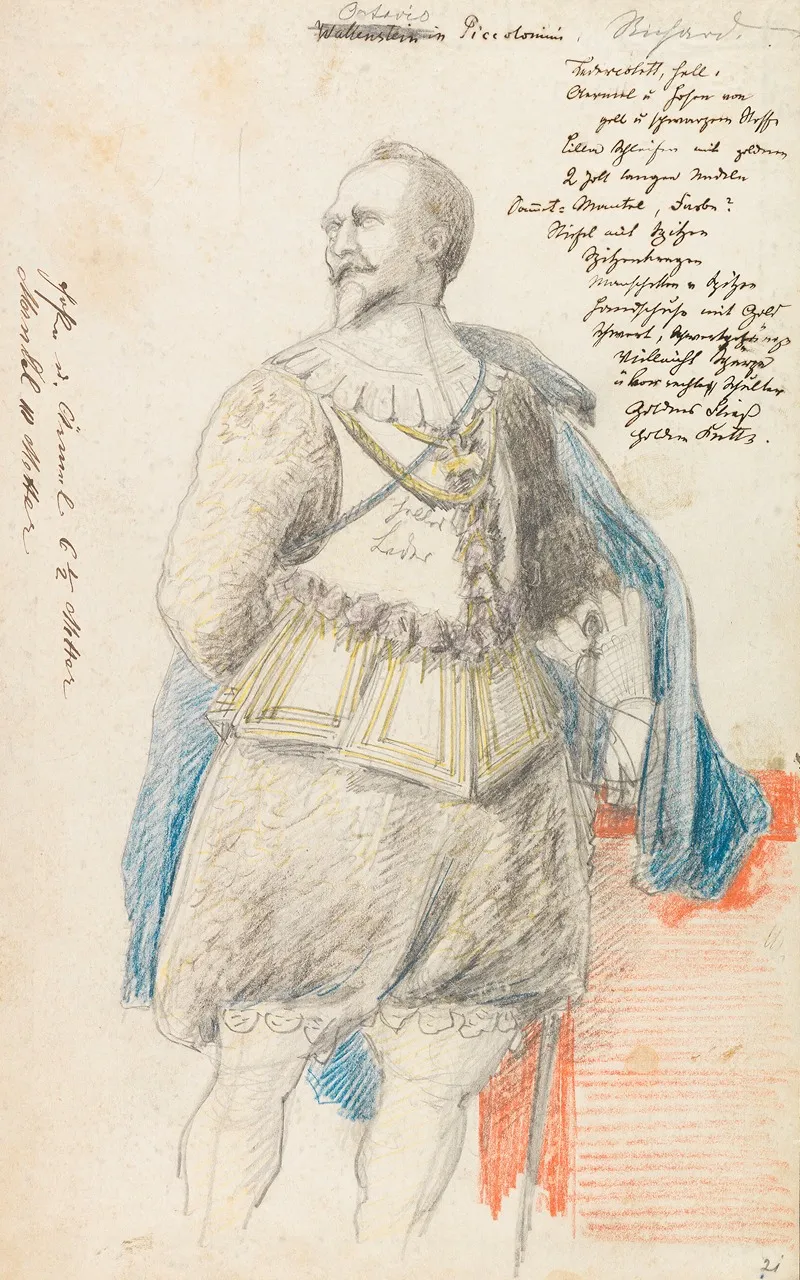 Kostumentwurfe Wall Art by Georg II. Von Sachsen - High-Resolution Digital Print