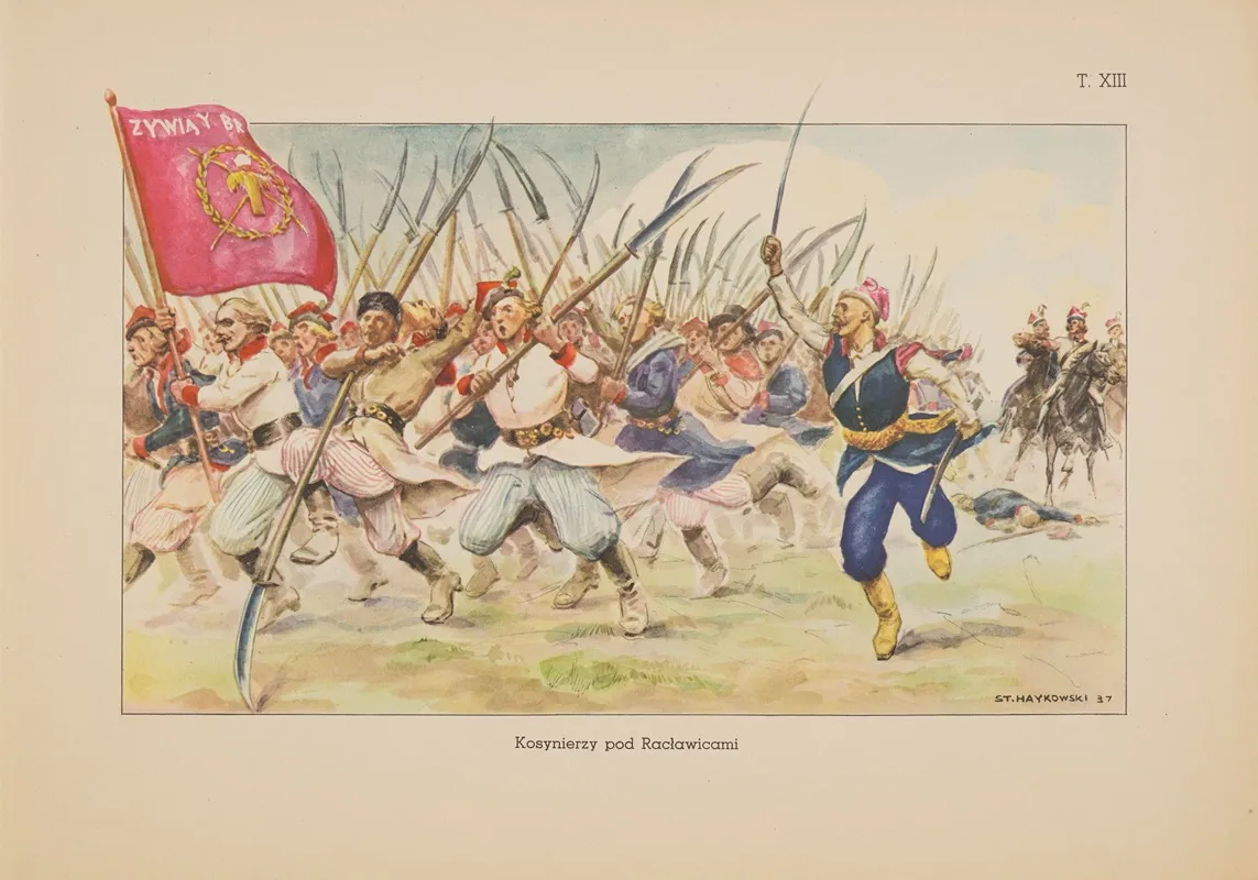 Kosynierzy‎ ‎pod‎ ‎raclawicami Wall Art by Stanisław Haykowski - High-Resolution Digital Print