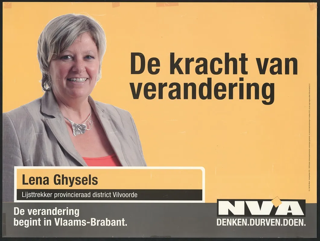 Kracht Van Verandering N Va Lena Ghysels Wall Art by Bart de Wever - High-Resolution Digital Print