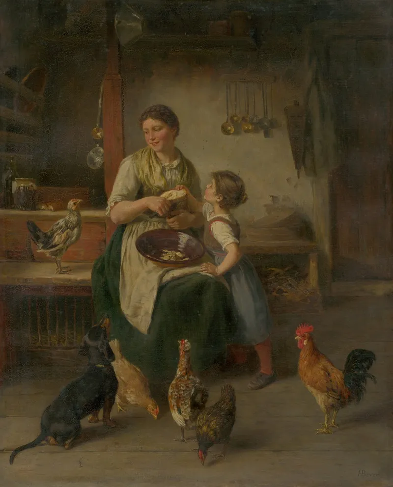 Krajanie Chleba Wall Art by Hermann Bever - High-Resolution Digital Print