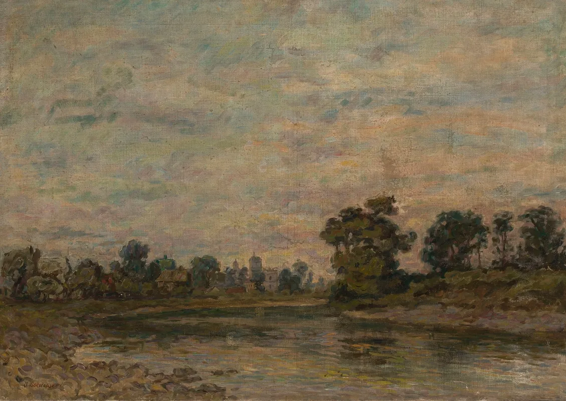 Krajobraz Z Krasiczyna Wall Art by Jan Seweryn Sokołowski - High-Resolution Digital Print