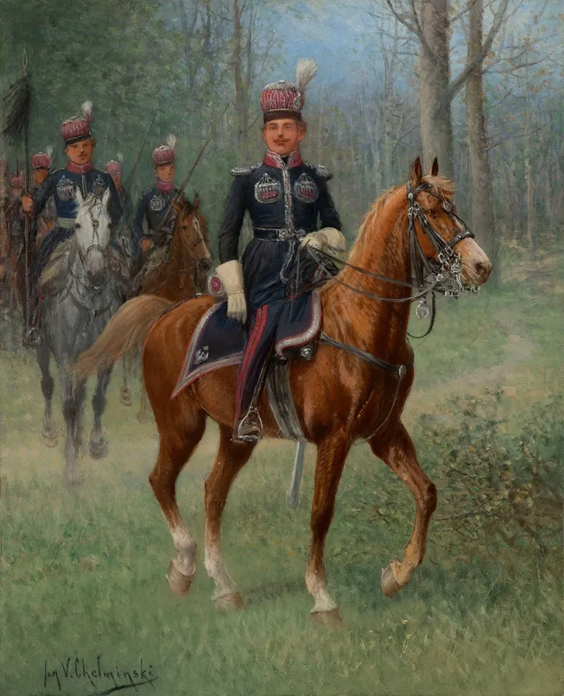 Krakusy Krakow Folks Wall Art by Jan Chełmiński - High-Resolution Digital Print