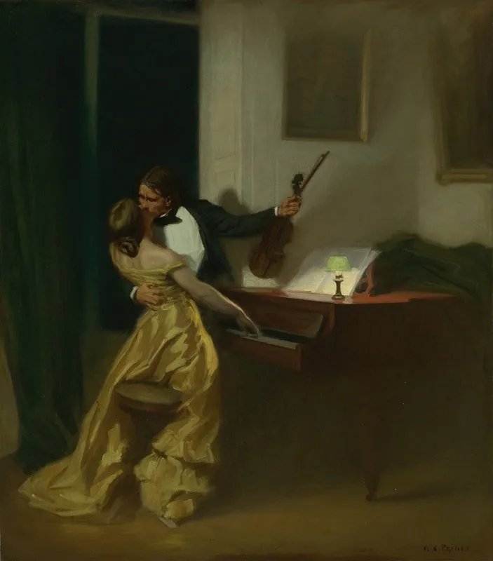 Kreutzer Sonata Wall Art by René François Xavier Prinet - High-Resolution Digital Print