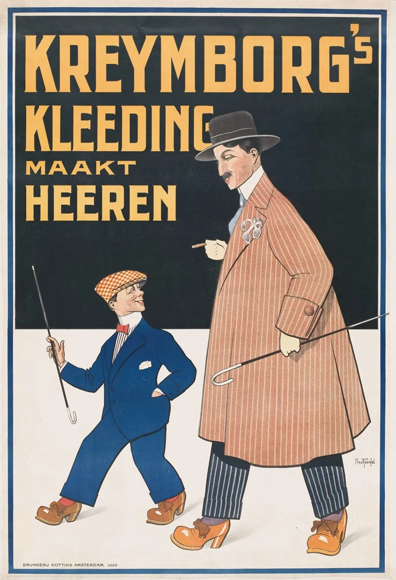 Kreymborgs Kleeding Maakt Heeren Wall Art by Arnold van Roessel - High-Resolution Digital Print
