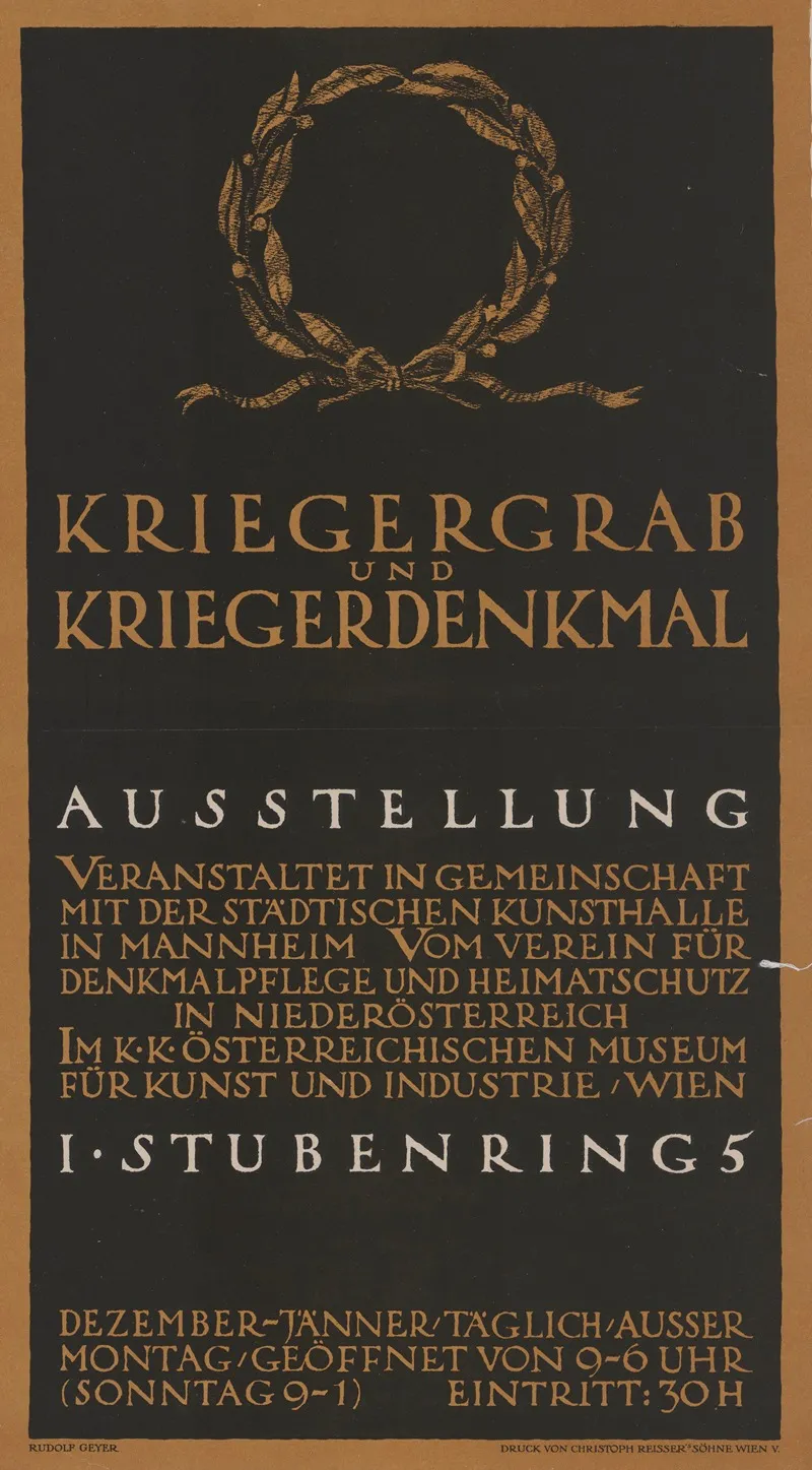 Kriegergrab Und Kriegerdenkmal Ausstellung Wall Art by Christoph Reisser - High-Resolution Digital Print