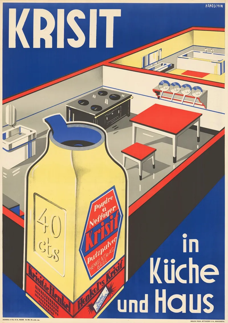 Krisit In Kuche Und Haus Wall Art by Johannes Handschin - High-Resolution Digital Print