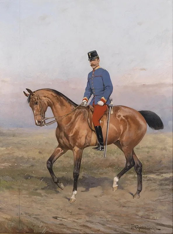 Kronprinz Rudolf Zu Pferd