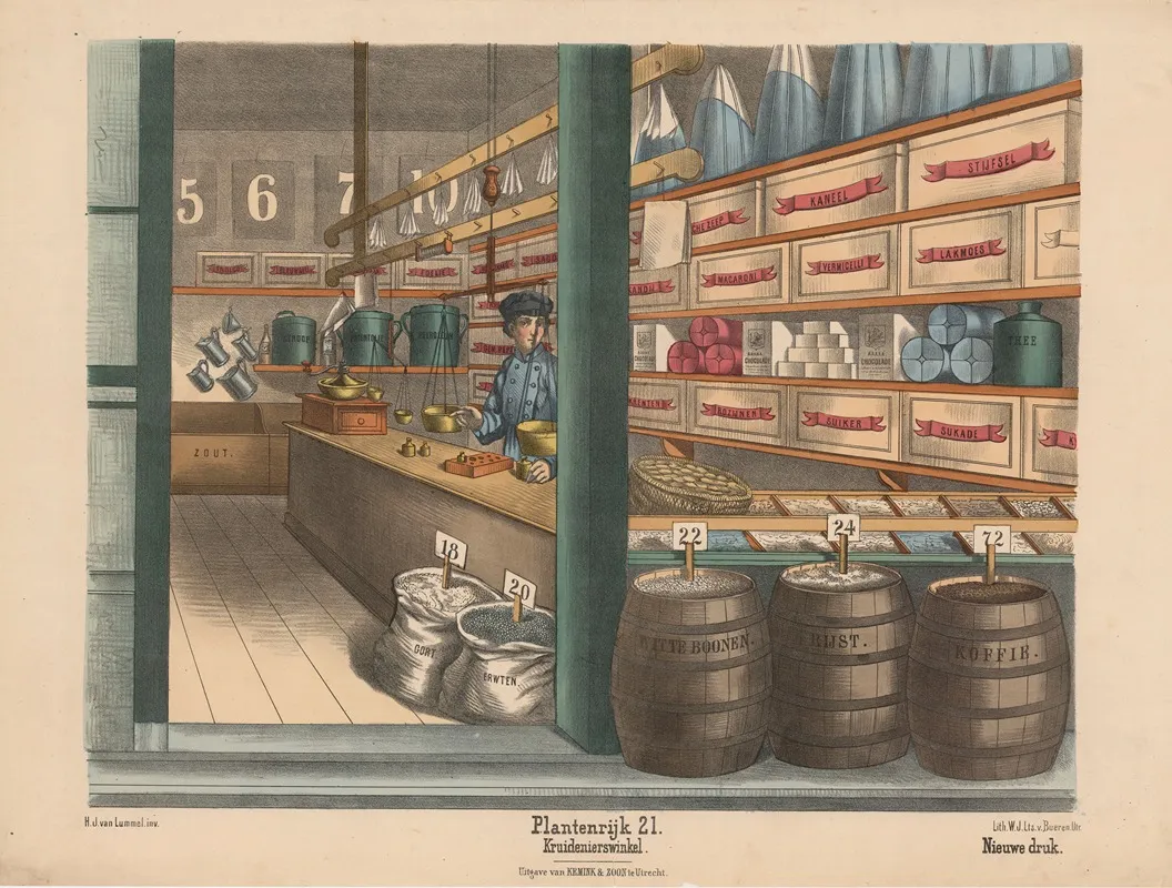 Kruidenierswinkel Wall Art by Hendrik Jan van Lummel - High-Resolution Digital Print